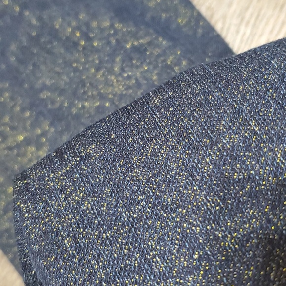 Anthropologie pilcro gold flecked high rise denim legging jeans like new - Picture 10 of 12